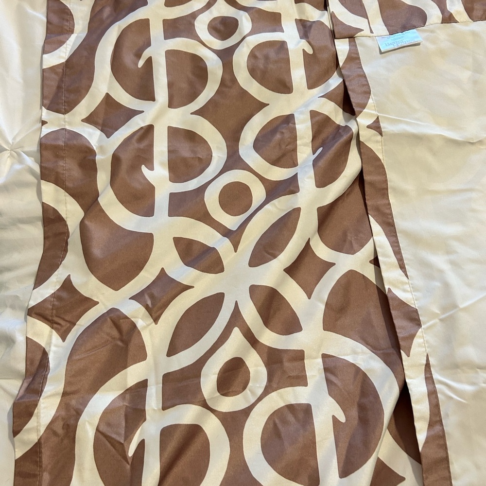 Curtains 84” long 5 panels total. Better Homes and Gardens Beige and Cream color